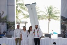 Heyden Cebada Rivas presente en el 9° aniversario de Puerto Morelos