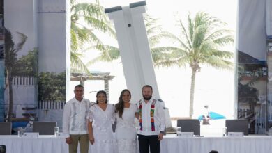 Heyden Cebada Rivas presente en el 9° aniversario de Puerto Morelos