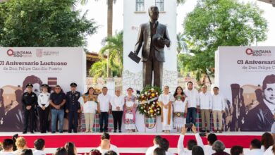 Conmemoran 101 aniversario luctuoso de Don Felipe Carrillo Puerto