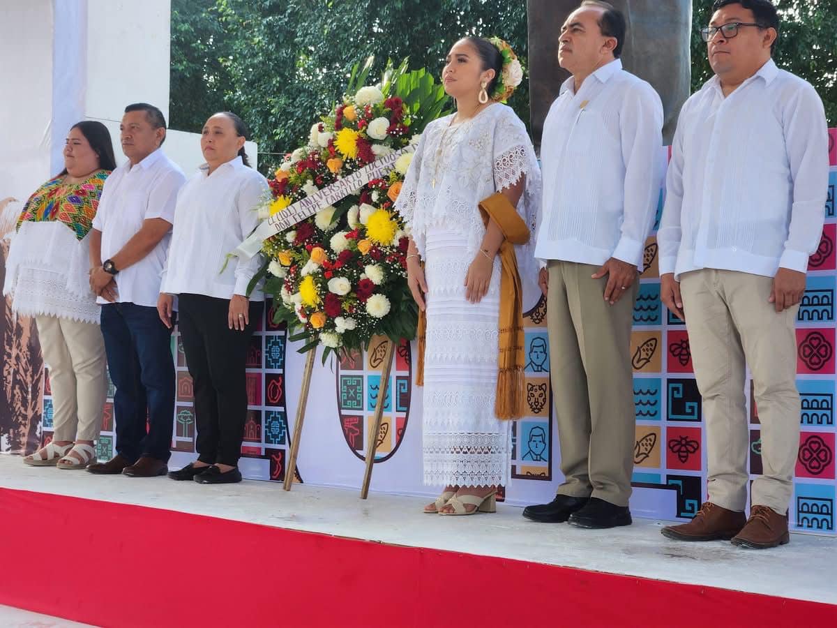 Conmemoran 101 aniversario luctuoso de Don Felipe Carrillo Puerto