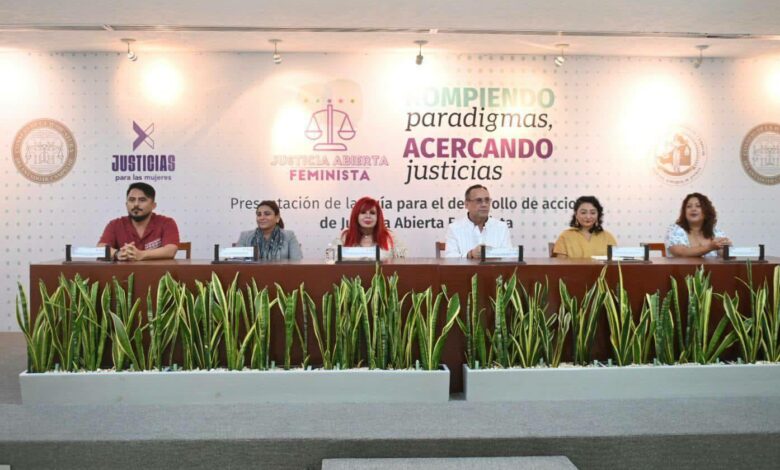 Poder Judicial de Quintana Roo participa en presentación de Guía de Justicia Abierta Feminista en Campeche