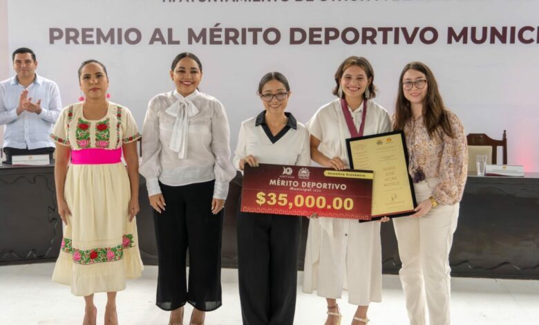 Presente Poder Judicial en entrega de Medalla al Mérito Deportivo Municipal 2024